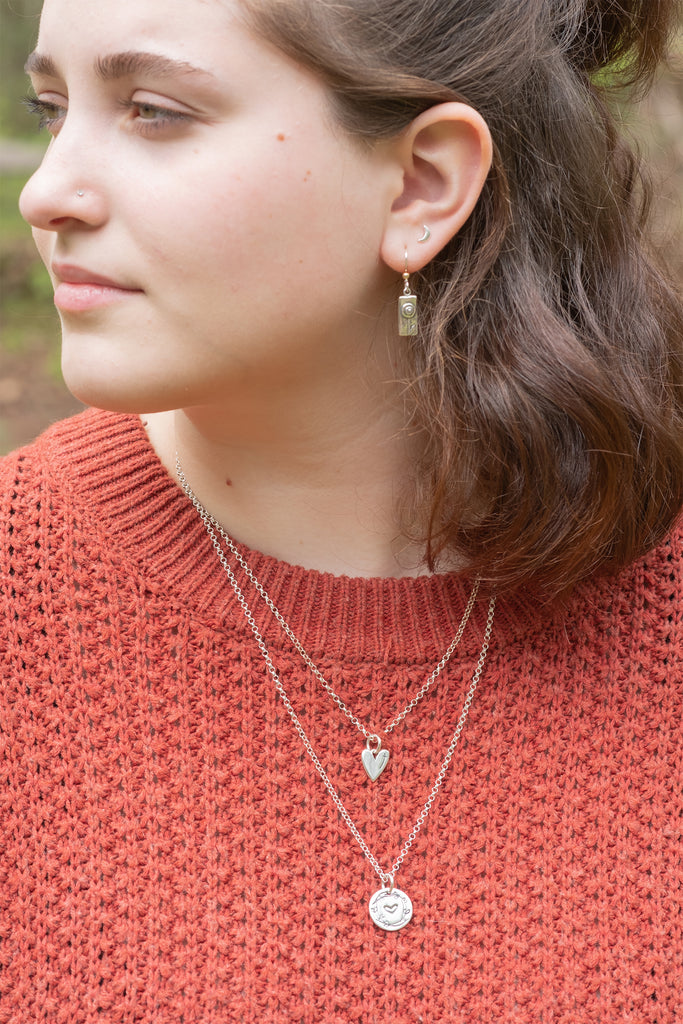 Crowned Heart Pendant - Holly Lane