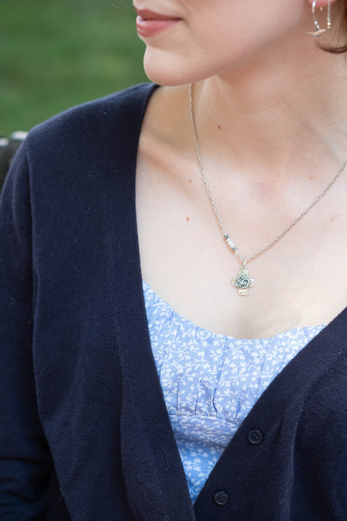 Grace Cross Pendant - Holly Lane