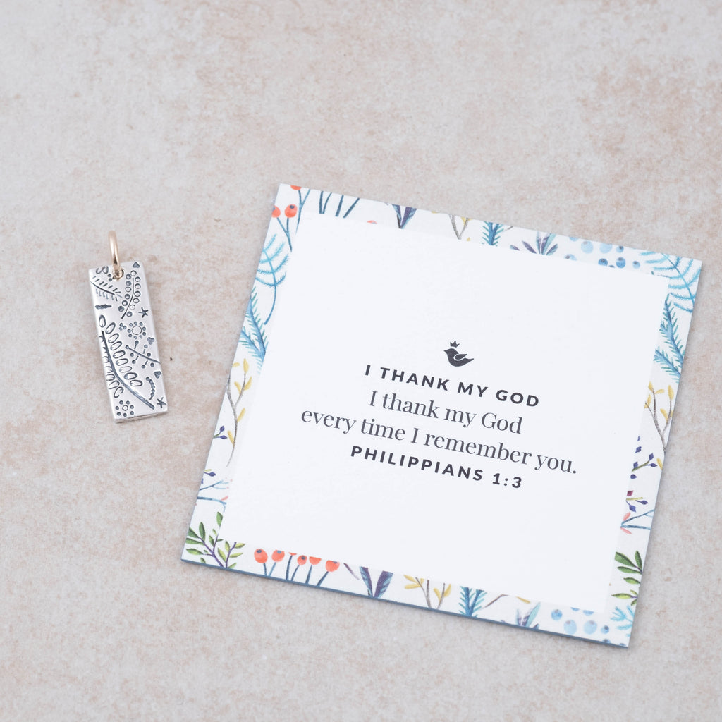 I Thank My God Pendant - Holly Lane