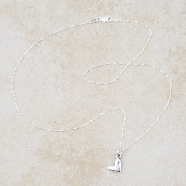 Little Heart for God Necklace - Holly Lane