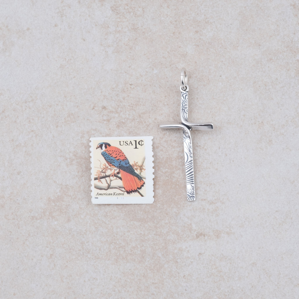 Ribbon Cross Pendant - Holly Lane