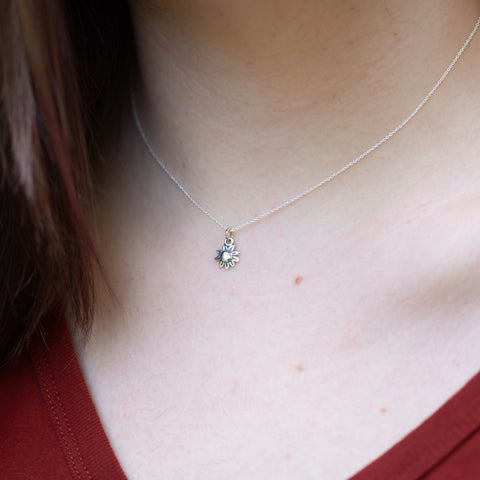 Little Sunflower Necklace - Holly Lane