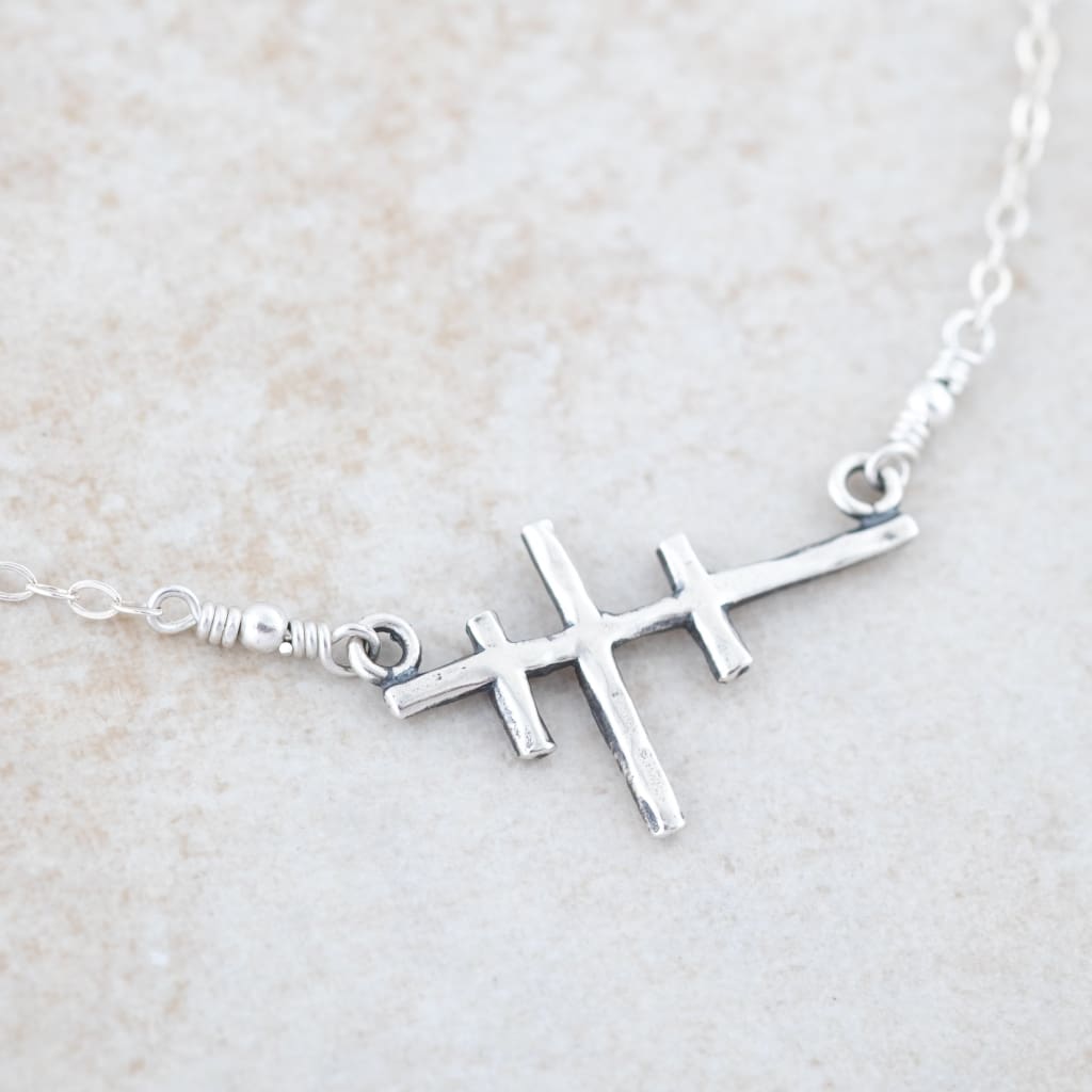 Holly Lane Christian Jewelry - Three Crosses Necklace