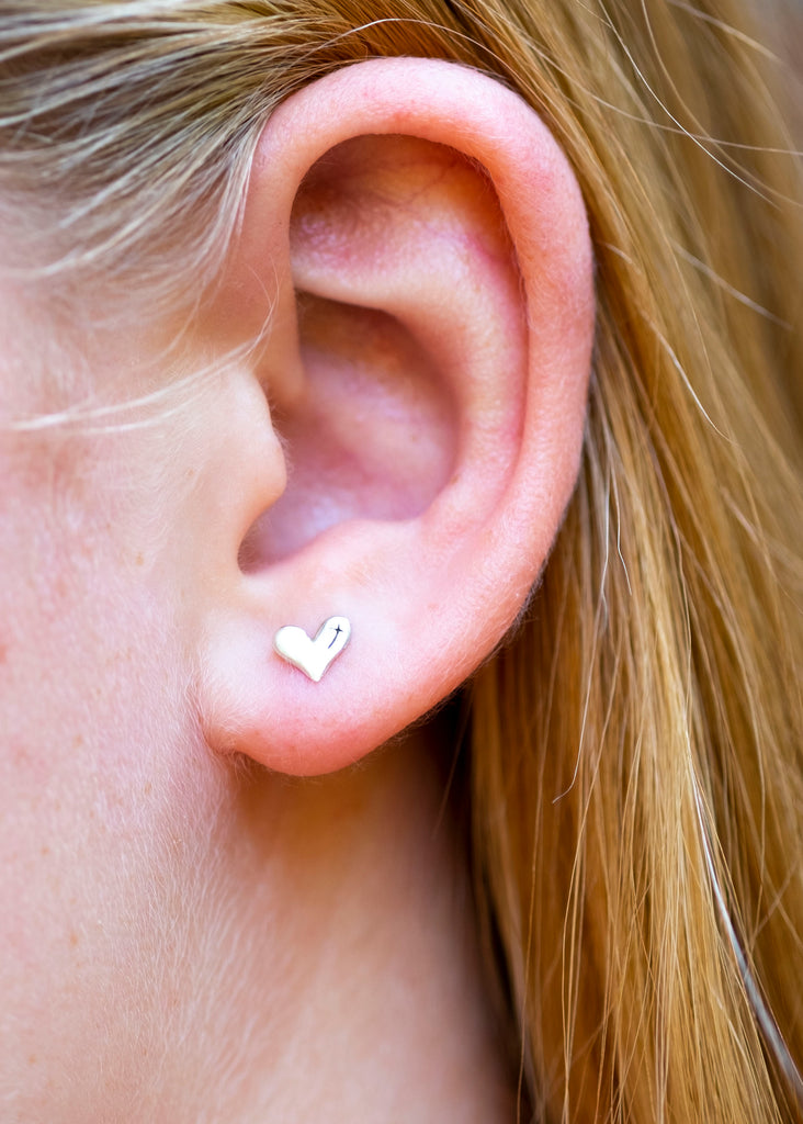 Holly Lane Christian Jewelry - Heart for God Studs
