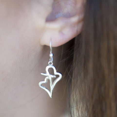Hearts Connected Earrings - Holly Lane