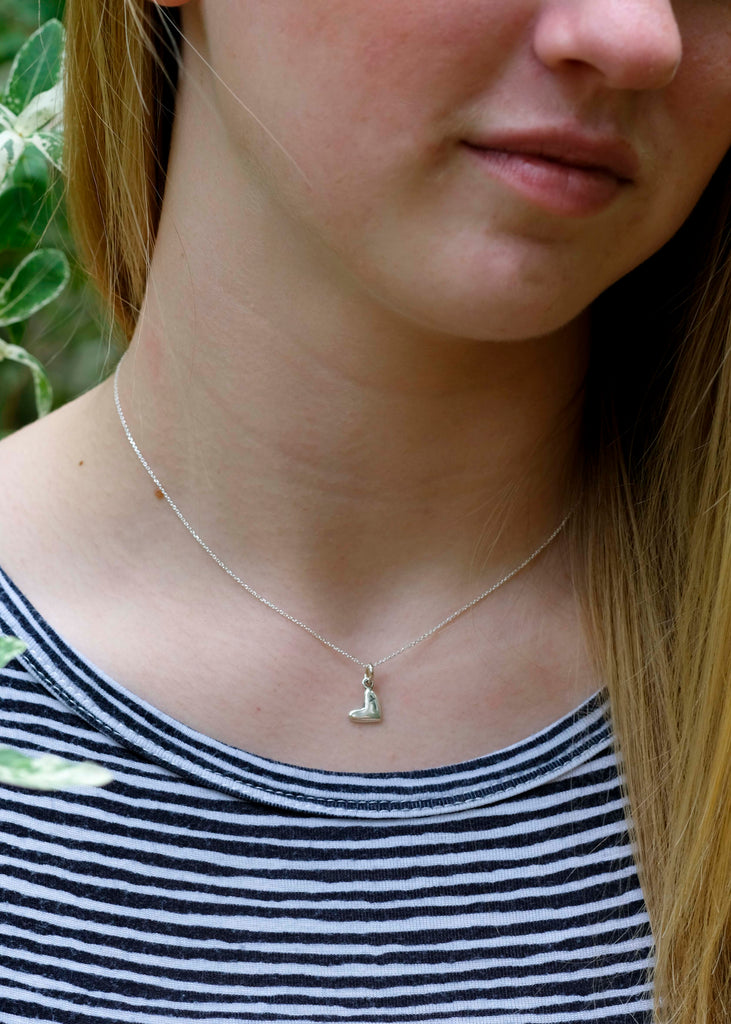 Little Heart for God Necklace - Holly Lane