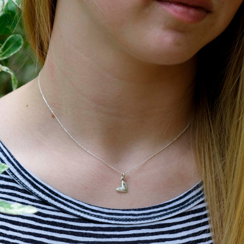 Little Heart for God Necklace - Holly Lane