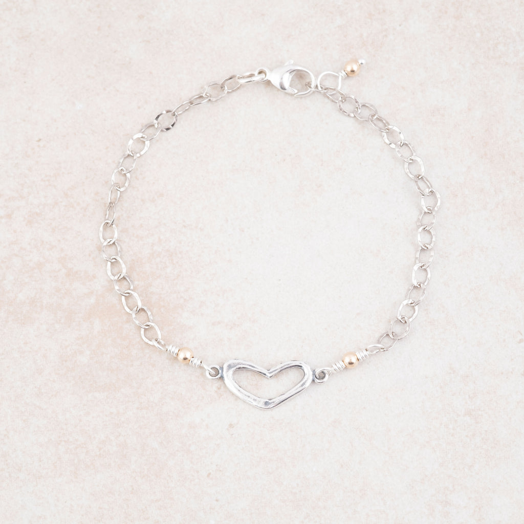 Open Heart Bracelet - Holly Lane