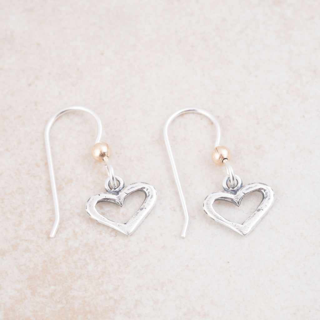Open Heart Earrings - Holly Lane