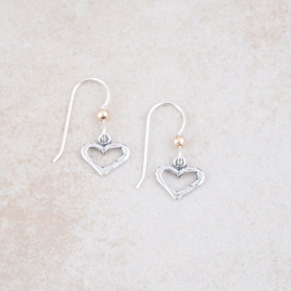Open Heart Earrings - Holly Lane
