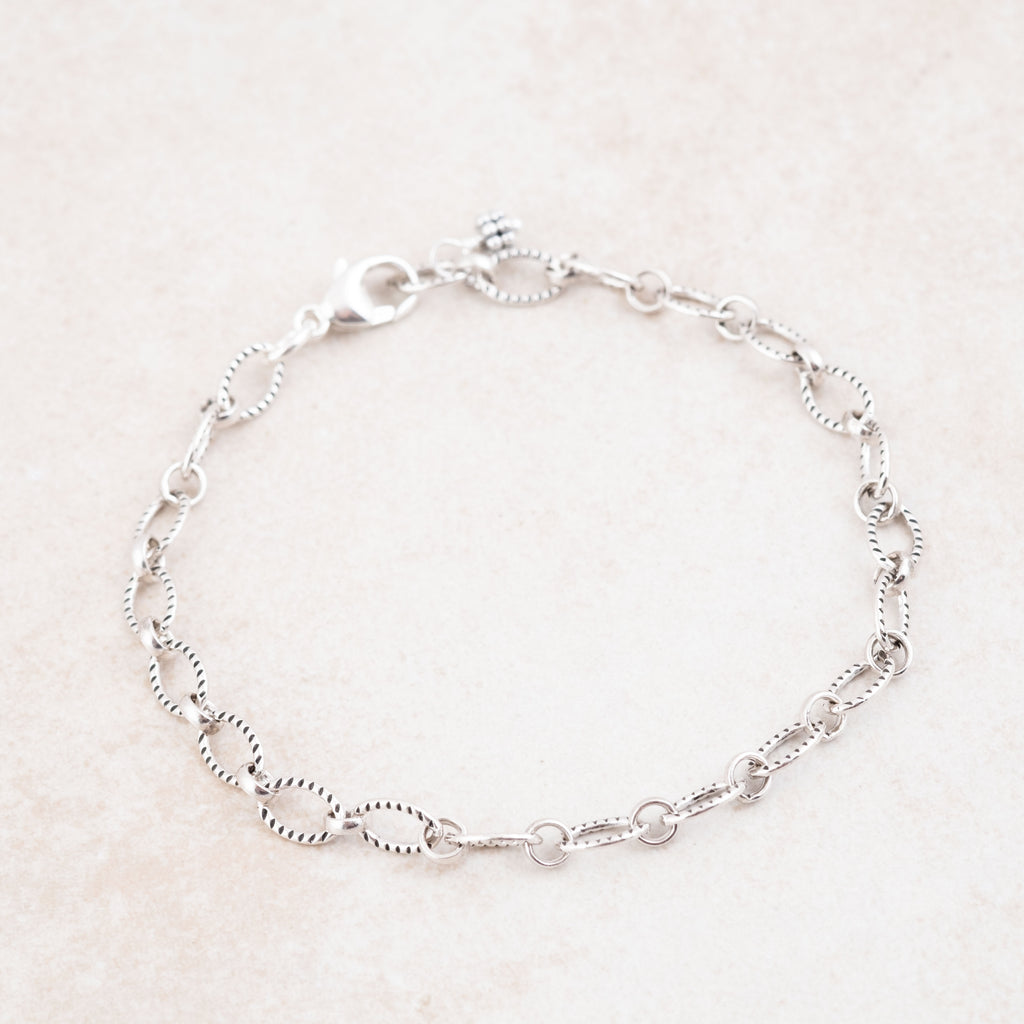 Oxidized Charm Bracelet - Holly Lane