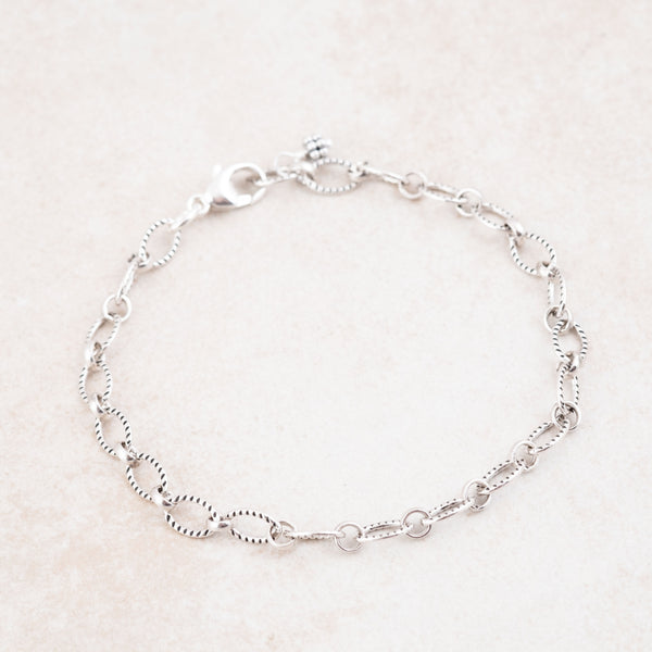 Oxidized Charm Bracelet - Holly Lane