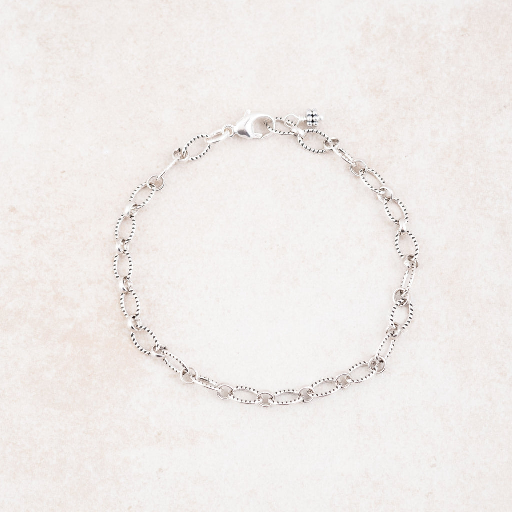 Oxidized Charm Bracelet - Holly Lane