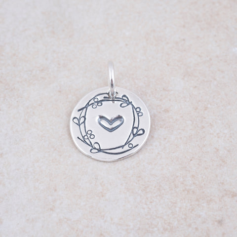 Crowned Heart Pendant - Holly Lane