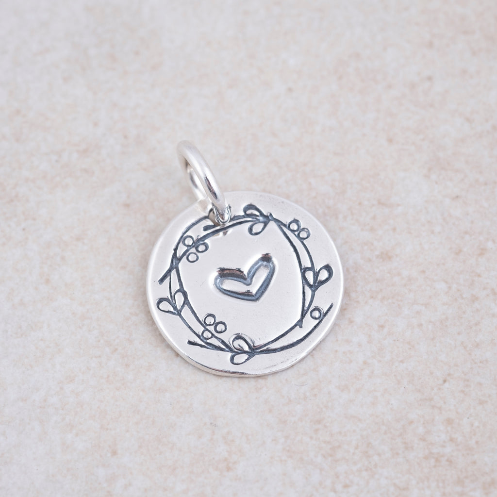 Crowned Heart Pendant - Holly Lane
