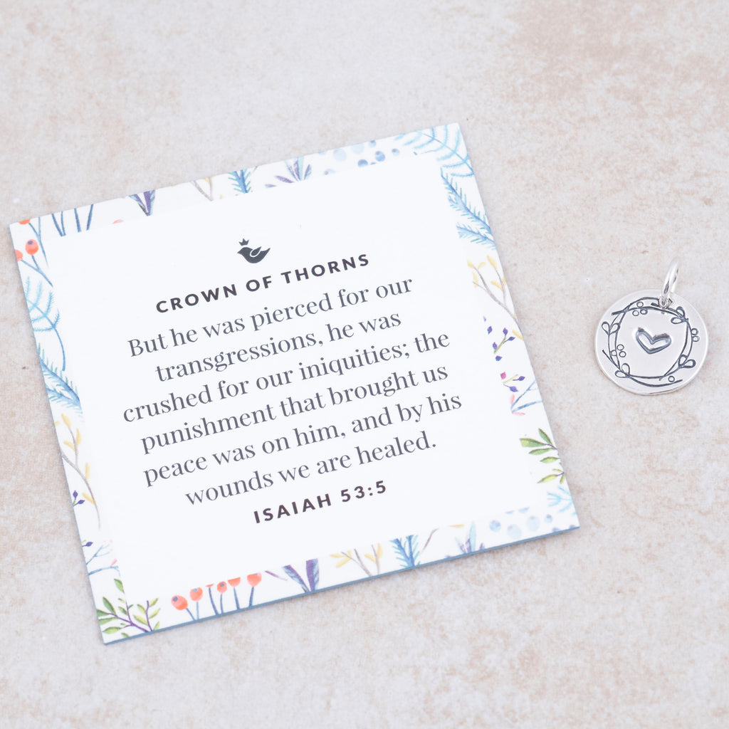 Crowned Heart Pendant - Holly Lane