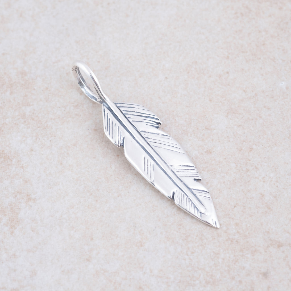 Feather Pendant - Holly Lane