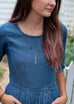 Ribbon Cross Pendant - Holly Lane