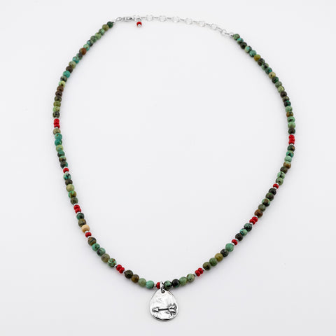 Arrow Teardrop Necklace