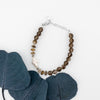 Smoky Quartz Cross Bracelet