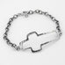 Open Cross Bracelet