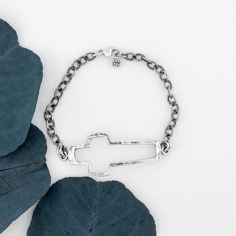 Open Cross Bracelet - Holly Lane