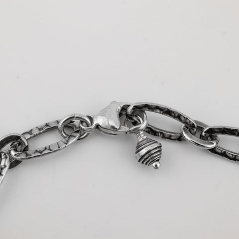 Oxidized Charm Bracelet
