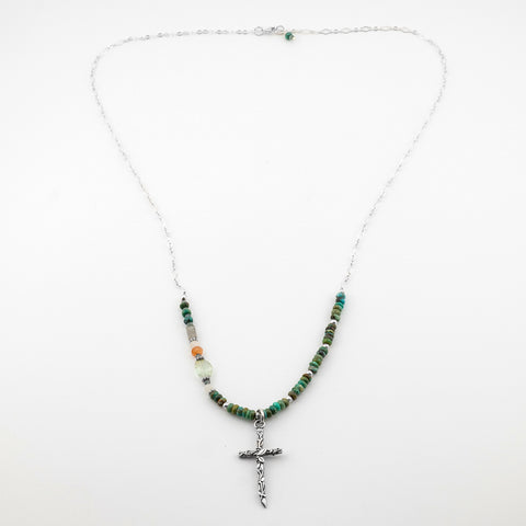 Vine Cross Necklace
