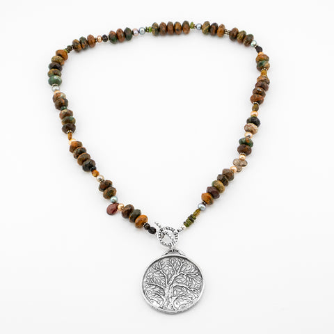 Tree of Life Medallion Necklace
