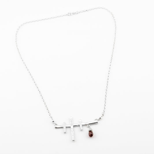 Three Crosses Necklace - Holly Lane