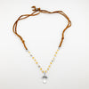 Compass on Suede Necklace
