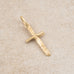 Ribbon Cross Gold Charm - Holly Lane