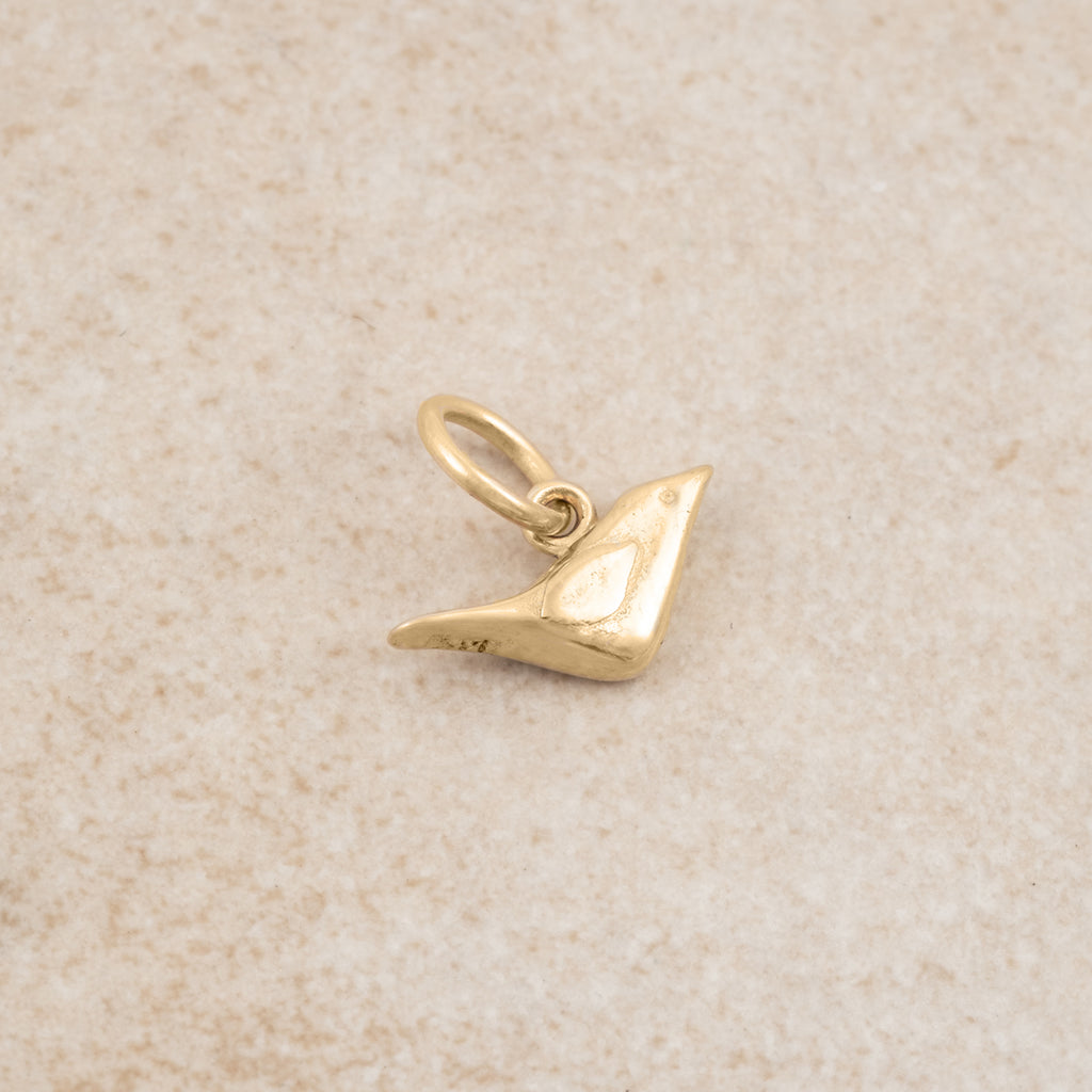 Sweet Sparrow Gold Charm - Holly Lane