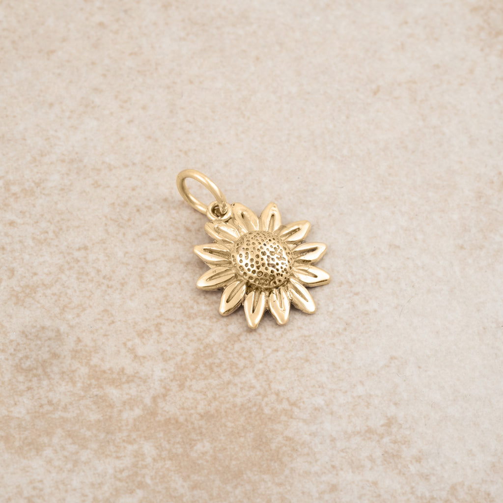 Sunflower Gold Pendant - Holly Lane