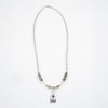 Moss Agate Anchor Necklace - Holly Lane