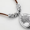 Leather Tree of Life Necklace