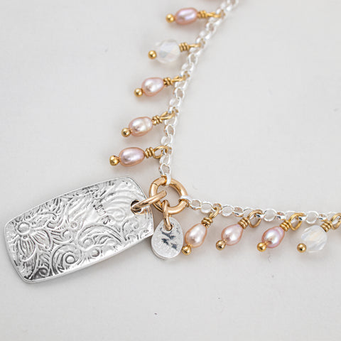 Pearl Angel Necklace