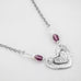 Amethyst Heart Necklace