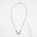 Amethyst Heart Necklace