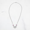 Amethyst Heart Necklace