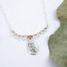 You Are Enough Rainbow Moonstone Necklace - Holly Lane