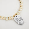 Rainbow Opal Angel Necklace
