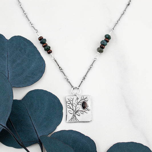 Jasper God Around Us Necklace - Holly Lane