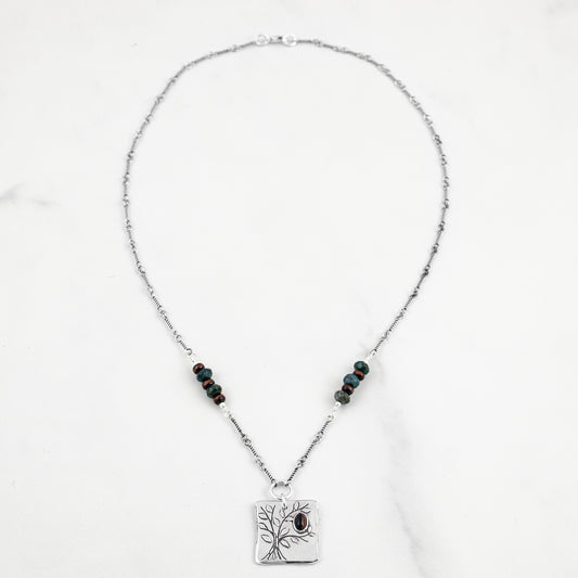 Jasper God Around Us Necklace - Holly Lane