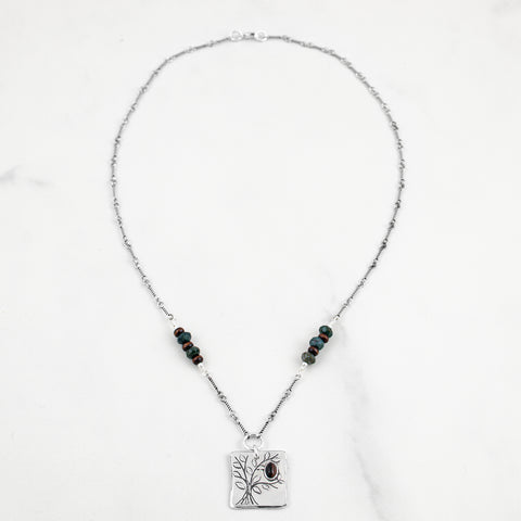 Jasper God Around Us Necklace