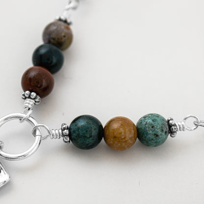 Vine Ocean Jasper Necklace - Holly Lane