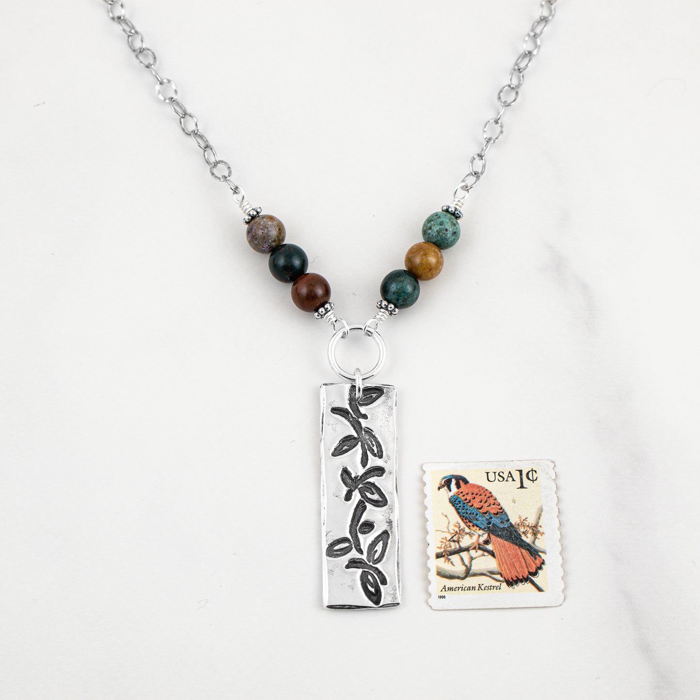 Vine Ocean Jasper Necklace - Holly Lane