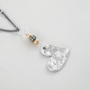 Petite I Thank My God Heart Necklace