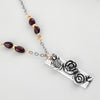 Flowers Fade Garnet Necklace