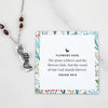 Flowers Fade Garnet Necklace